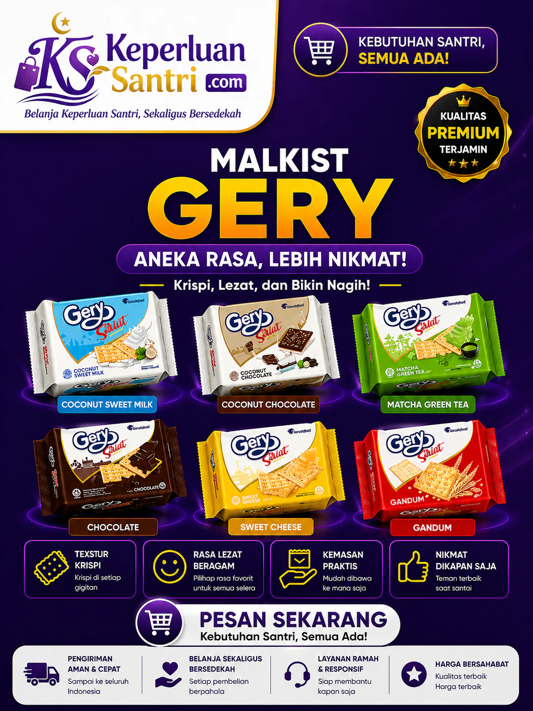 Malkist Gery Aneka Rasa