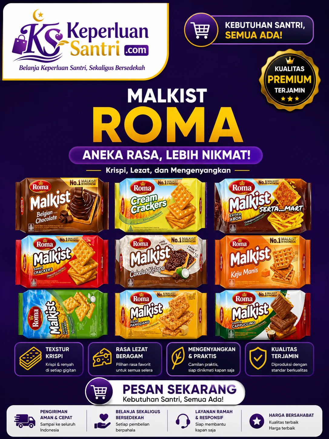 Malkist Roma Aneka Rasa
