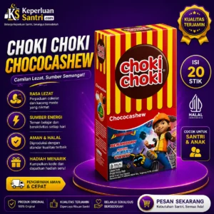 Choki Choki Chococashew – Per Box Isi 20 Stik