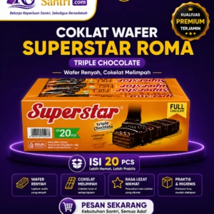 Superstar Roma Triple Chocolate – Per Pack Isi 20 Pcs