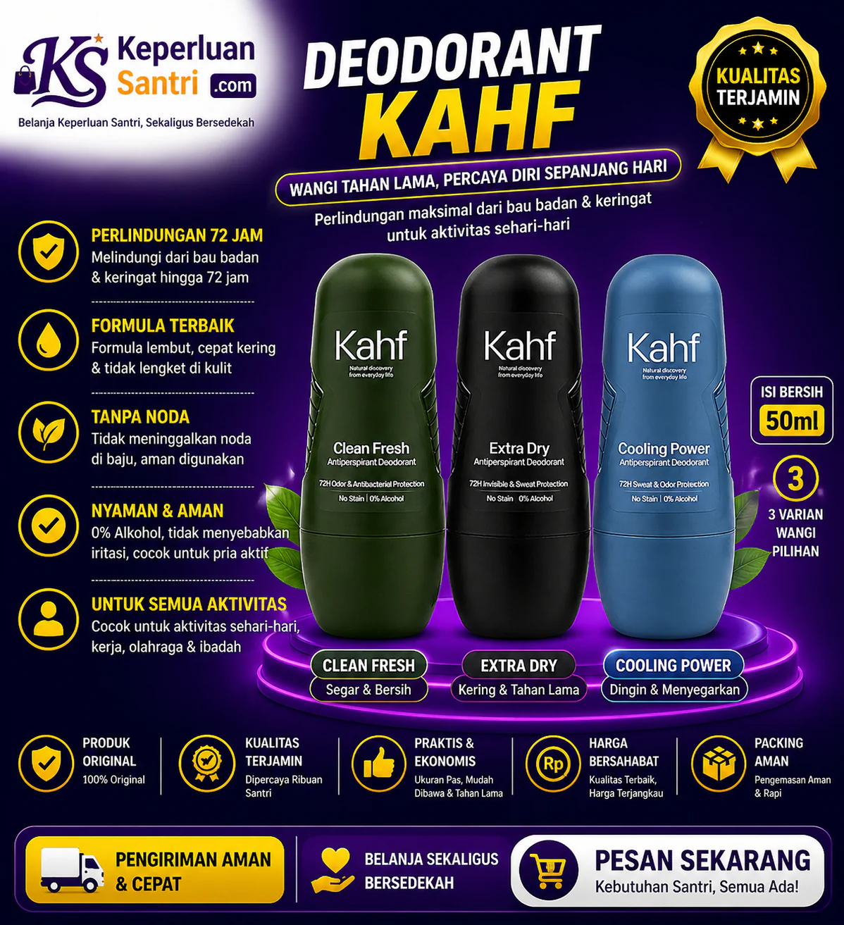 Deodorant KAHF 50ml
