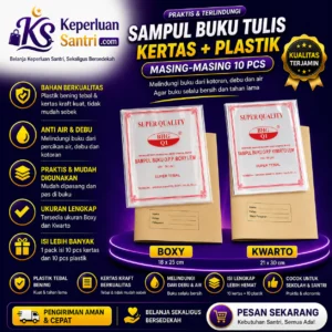 Sampul Buku Kertas + Plastik