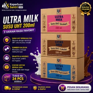 Susu Sapi ULTRA MILK 200ml (Per Box)