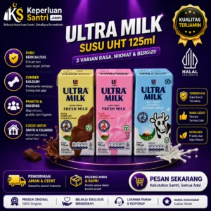 Susu Sapi ULTRA MILK 125ml (Satuan)