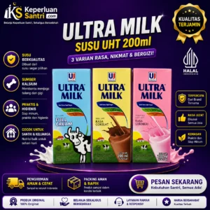 Susu Sapi ULTRA MILK 200ml (Satuan)
