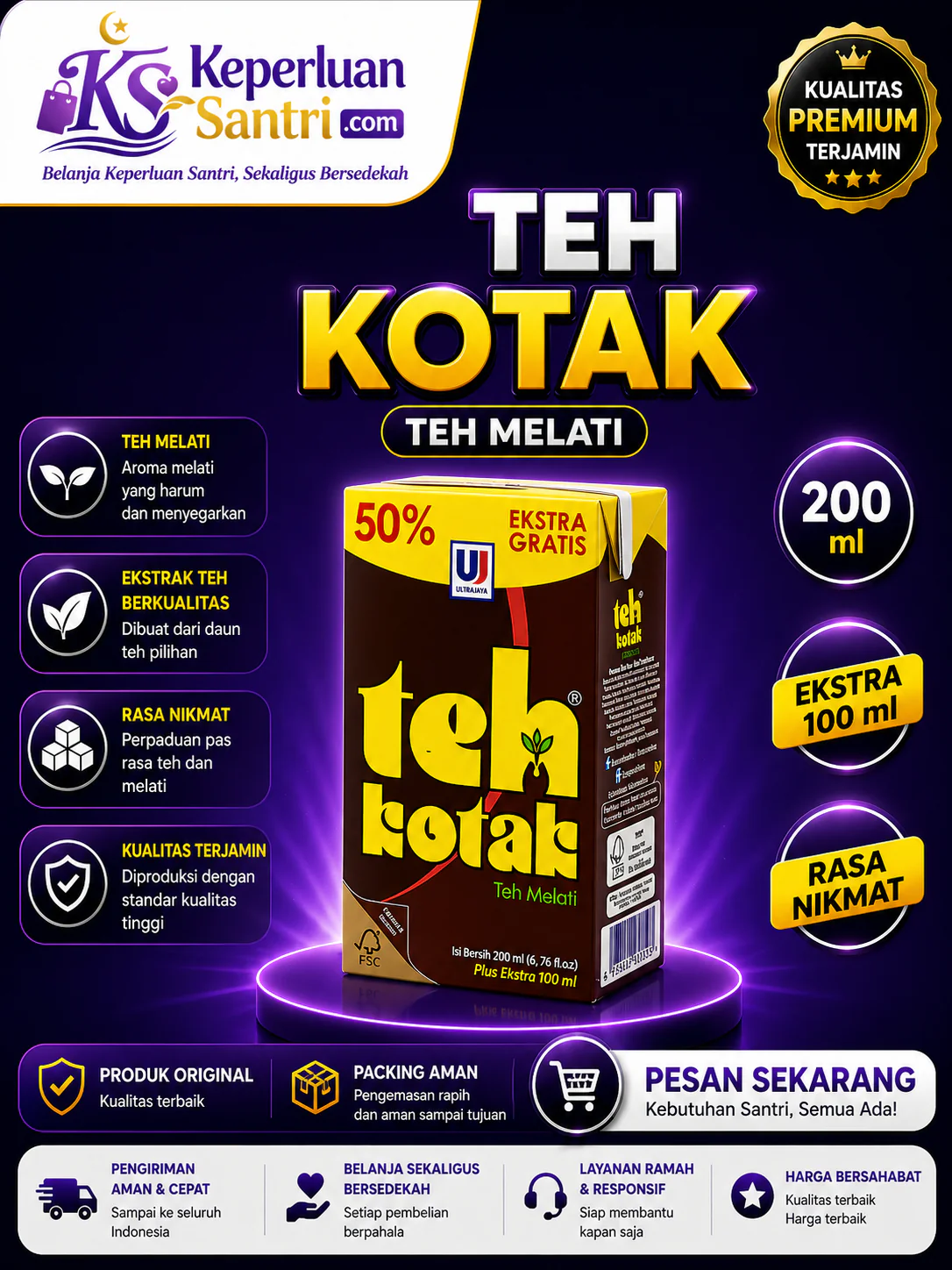 Teh Kotak Teh Melati (Satuan)