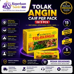 Produk Tolak Angin Cair Pack (1 Pack Isi 5 Sachet)