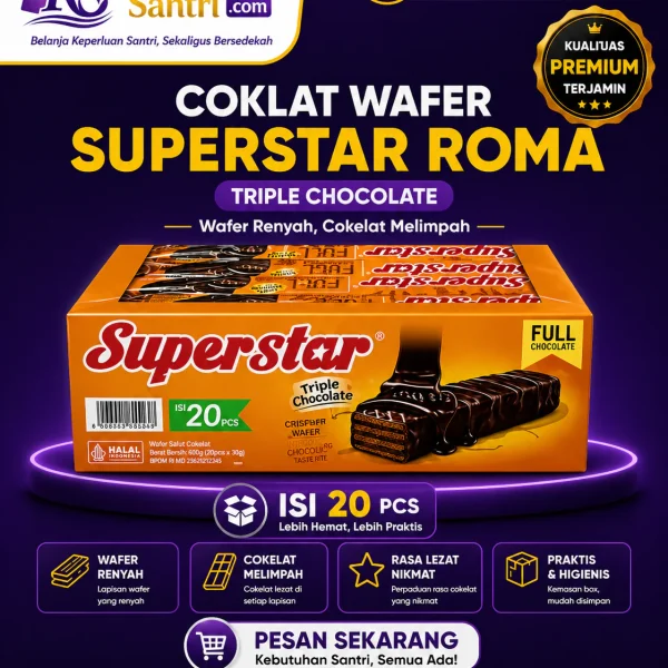 Coklat Wafer Superstar Box