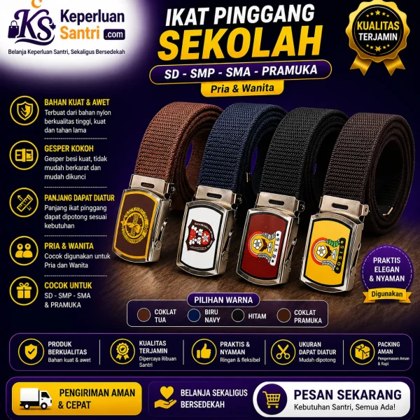 Ikat Pinggang SD SMP SMA PRAMUKA V2
